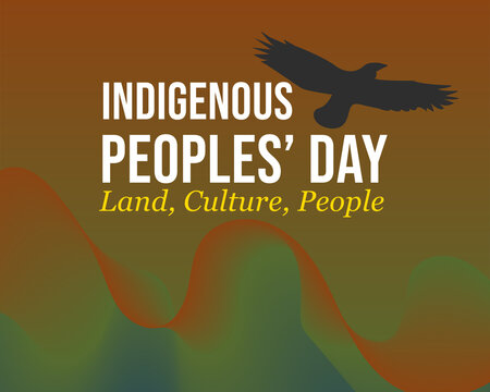 Indigenous Peoples Day eagle land culture theme