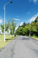 The road of City Park in China