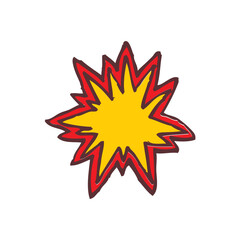 Explosion Comic Icon