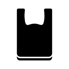Plastic bag icon with transparent background
