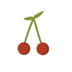 Cherry Red Illustration 
