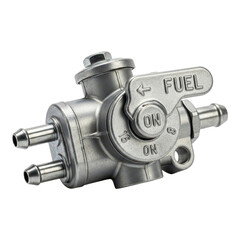 Fuel valve isolated on transparent background
