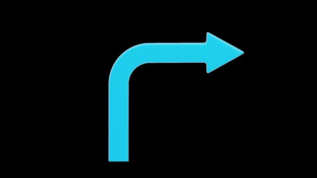 3D Animation of Arrows | Alpha Channel
