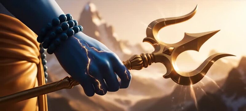 Lord Shiva s Trident Symbol of Power and Divinity in Hinduism Celebrations and Festivals like Maha Shivaratri and Sawan Somvar