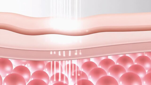 Laser skin treatment blemish acne scars. Skin repair Concept.
