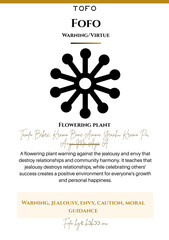 Adinkra Symbol Fofo: Warning Against Jealousy