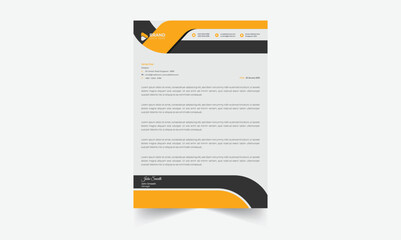 business Letterhead Design ai 