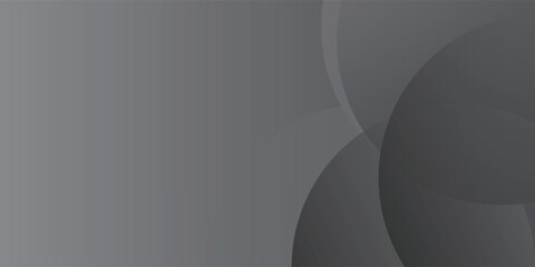 Elegant Dark Gray Overlapping Circles Background with Subtle Light Play, Providing a Modern and Sophisticated Aesthetic. vector eps10
