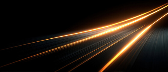 Warm golden light beams crossing diagonally with cinematic texture