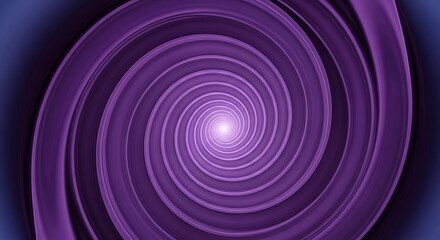 Hypnotic Purple Spiral - A Mesmerizing Journey into the Depths of Perception.