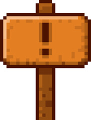 픽셀 화살표 표지판