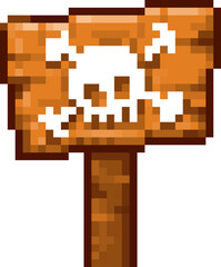 픽셀 화살표 표지판