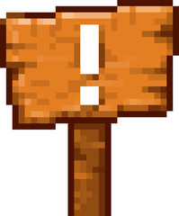 픽셀 화살표 표지판