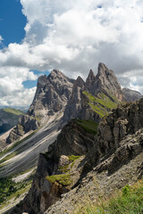 Seceda Mountain Travel Destination with Scenic Hiking Paths