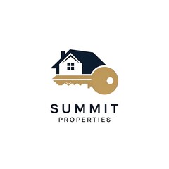 Summit Properties Logo - Key to Home Ownership and Real Estate Success.