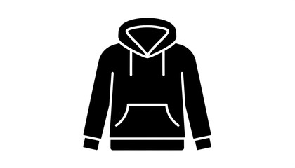 Black Hoodie Illustration.