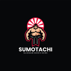 Mascot Sumo Logo Design