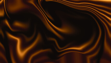 Abstract background with a smooth, flowing, or liquid texture in rich, dark brown, chocolate,