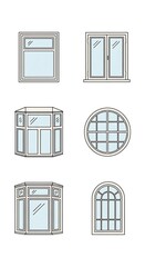 Diverse Window Styles - A Collection of Architectural Designs.