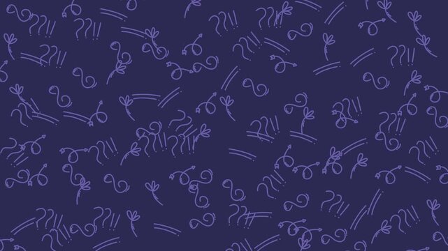 Pattern Abstract geometric design with scattered squiggles and curves, suitable for backgrounds, textiles, packaging, and digital artwork in modern projects.