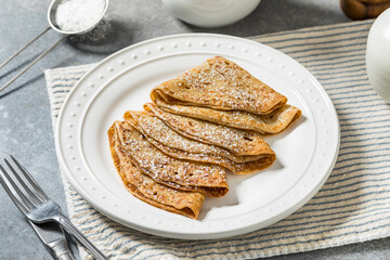 Sweet Homemade French Crepes