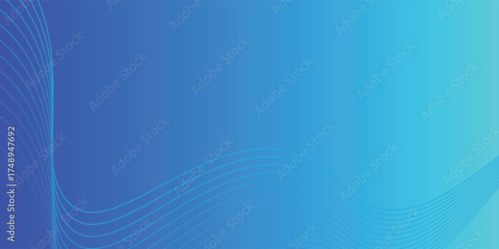 Canvas Prints abstract blue wavy background with line wave. vector illustration eps10