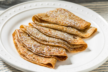 Sweet Homemade French Crepes