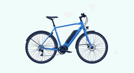 bicycle on a white background