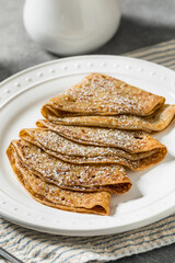 Sweet Homemade French Crepes