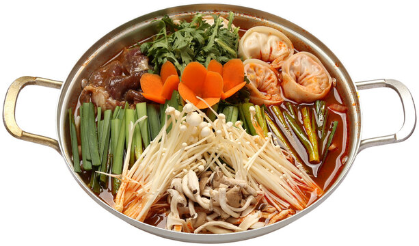 Korean Mandu Jeongol Dumpling Hot Pot Meal
