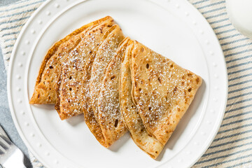 Sweet Homemade French Crepes
