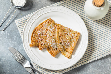 Sweet Homemade French Crepes