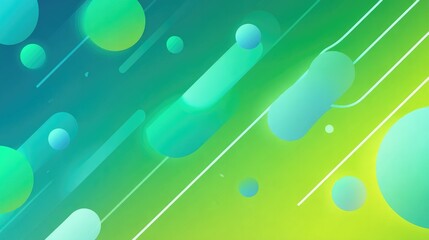 Liquid geometric shapes wallpaper