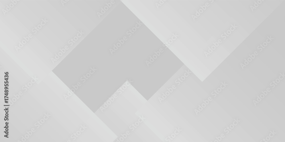 Wall mural abstract white background with round overlay, minimal grey backgrouns with center text area. vector 