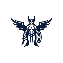 Valkyrie Goddess Logo