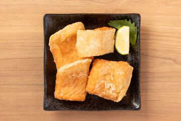 銀鮭ハラス　唐揚げ