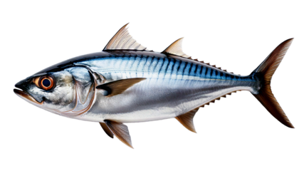 Realistic Still Life Atlantic Mackerel Fish Close Up Seafood Culinary
