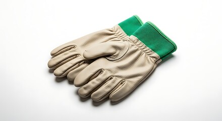 Pair of work gloves isolated