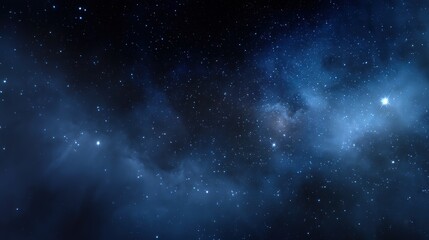 Naklejka premium Starry Night Sky Digital Artwork for Wallpaper and Background Design