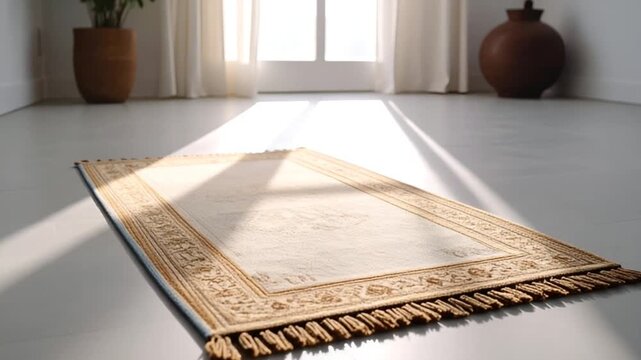Prayer rug interior design