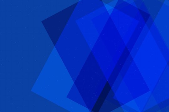 Geometric Blue Abstract Background with Transparent Overlapping Shapes and Subtle Texture