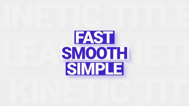 Clean Kinetic Title 02
