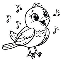 Delightful Morning Symphony: A Lark's Captivating Song in Nature's Embrace