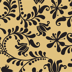 seamless floral pattern with flowers