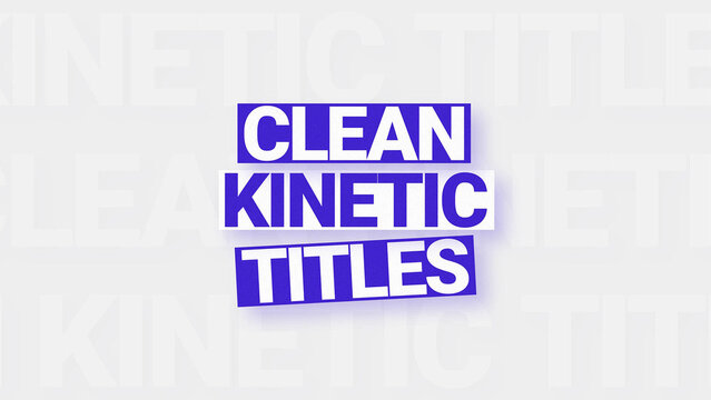 Clean Kinetic Title 01