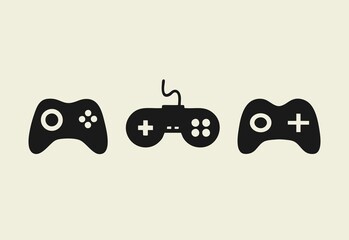 Game stick vector icon
