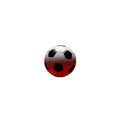 Fototapeta premium Traditional black and white soccer ball for sports, competition, recreation, and marketing projects isolated PNG with Transparent Background