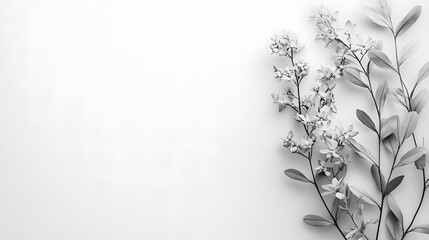 Elegant floral invitation card with flowers on a clean white background.
Perfect for weddings, bridal showers, or special occasions.
Delicate design with soft pastel tones and botanical elements.