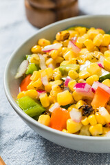 Healthy Homemade Sweet Corn Salad