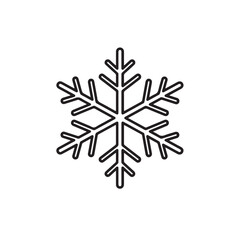 snowflake on a white background
